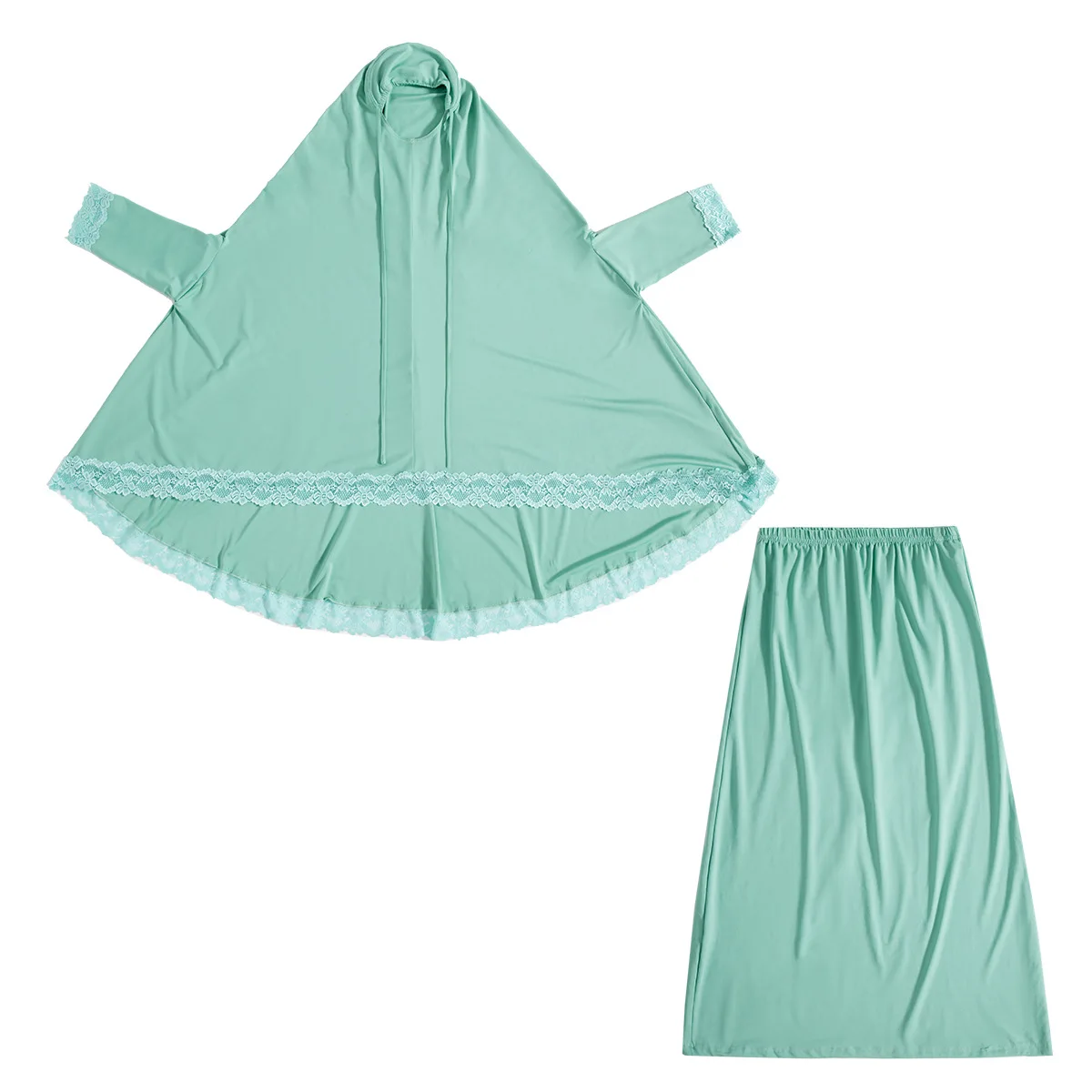Girls' Lace Bat Shirt and Skirt Set
