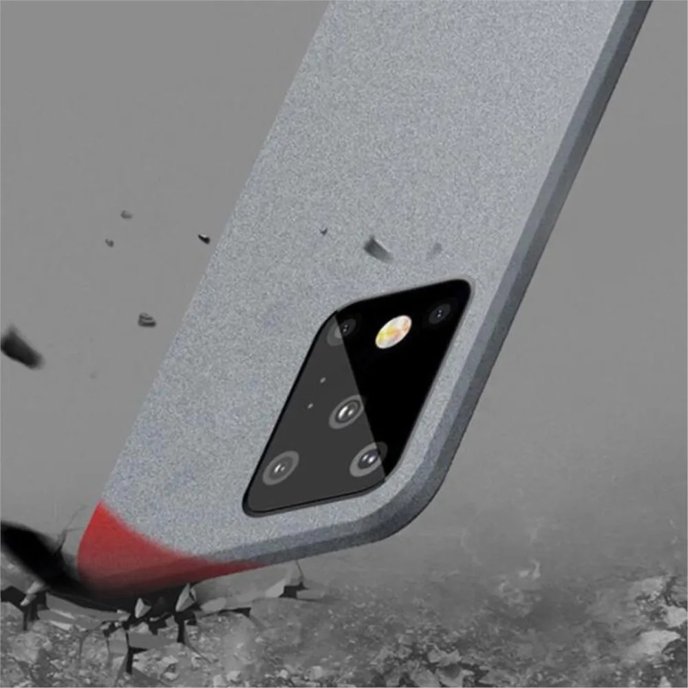 Ultra-Thin Sandstone Matte TPU Shockproof Phone Case
