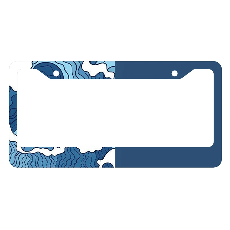 Custom car sale license plate frame