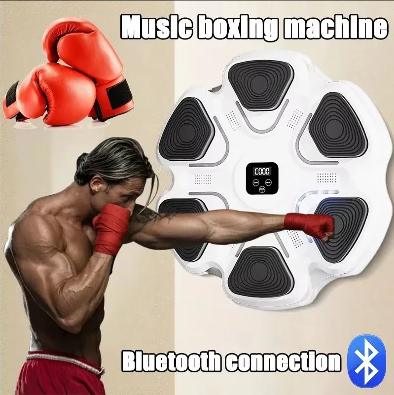 New Musical Boxing Sandbag Adult/Children Sports Training Wall-mounted Smart Musical Boxing Machine LED Luminous Bag
