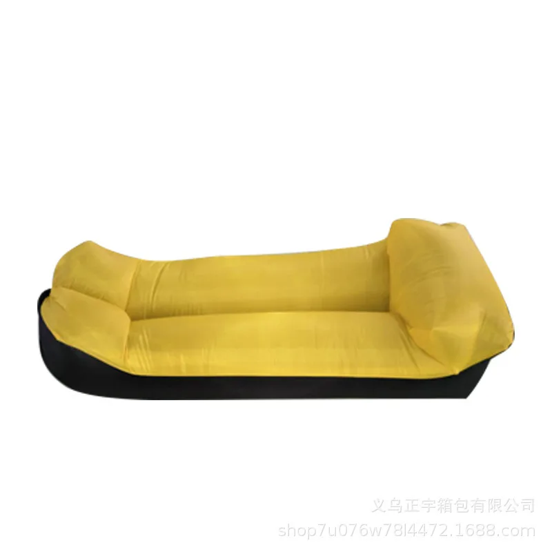 Air Waterproof Lazy Inflatable Sofa Portable Outdoor Beach Air Sofa Sleeping Bag Bed 240x70cm