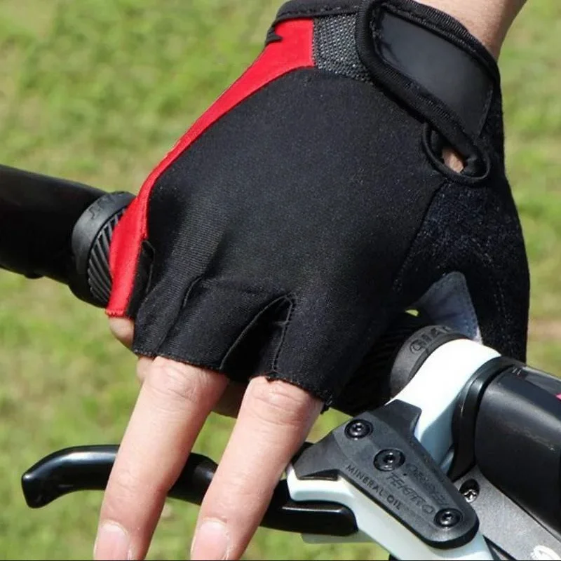 Half Finger Cycling Gloves Men Women Anti Slip Shock Breathable Summer Bicycle Gloves Fingerless Sports Gym Training Bike Gloves 4