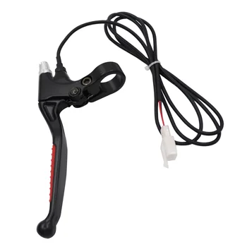 Leva Freno Destra in Alluminio con Interruttore ON/OFF per Bici Elettrica, E-bike, Scooter, Ricambi Auto