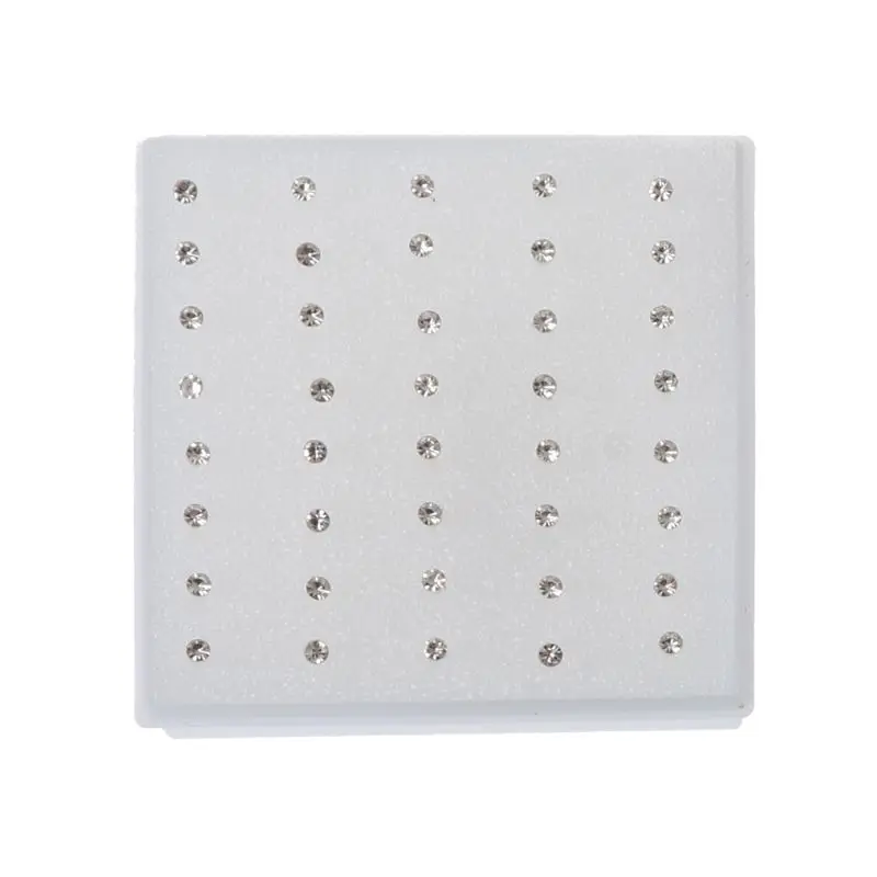 Nice 20 Pairs 2-5mm Ear Studs Earrings Faux for Rhinestone Studs Nose Lip Ear Sticks Chin Ear Needles Jew 6