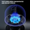 Embedded Gas Stove with 2 Burner Household Natural Gas Automatic Flameout Protection Gas Cooker 4