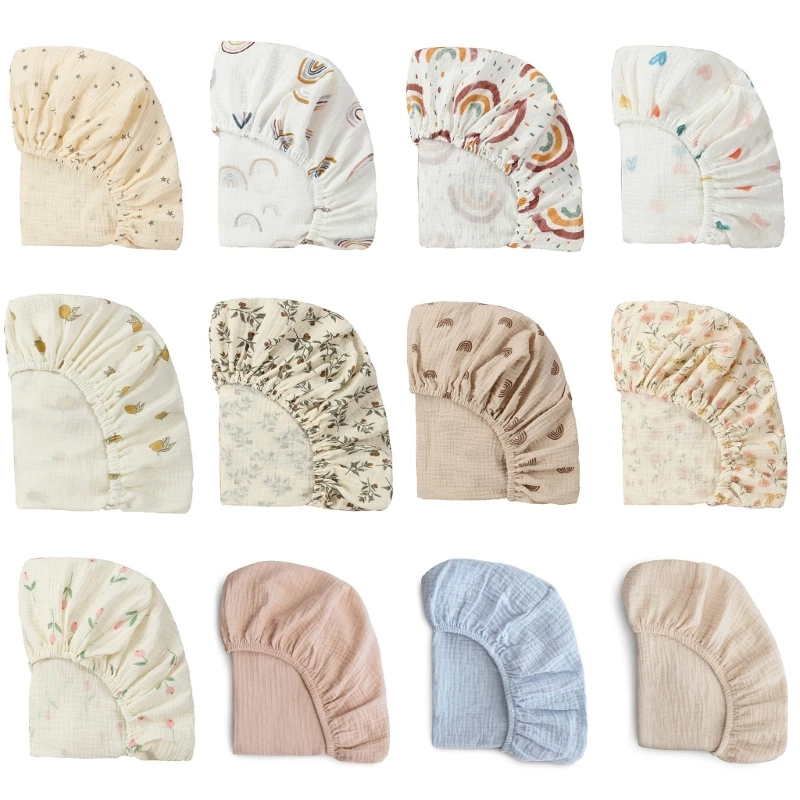 Baby Fitted Sheet Newborn Changing Pad Cover Solid/Printed