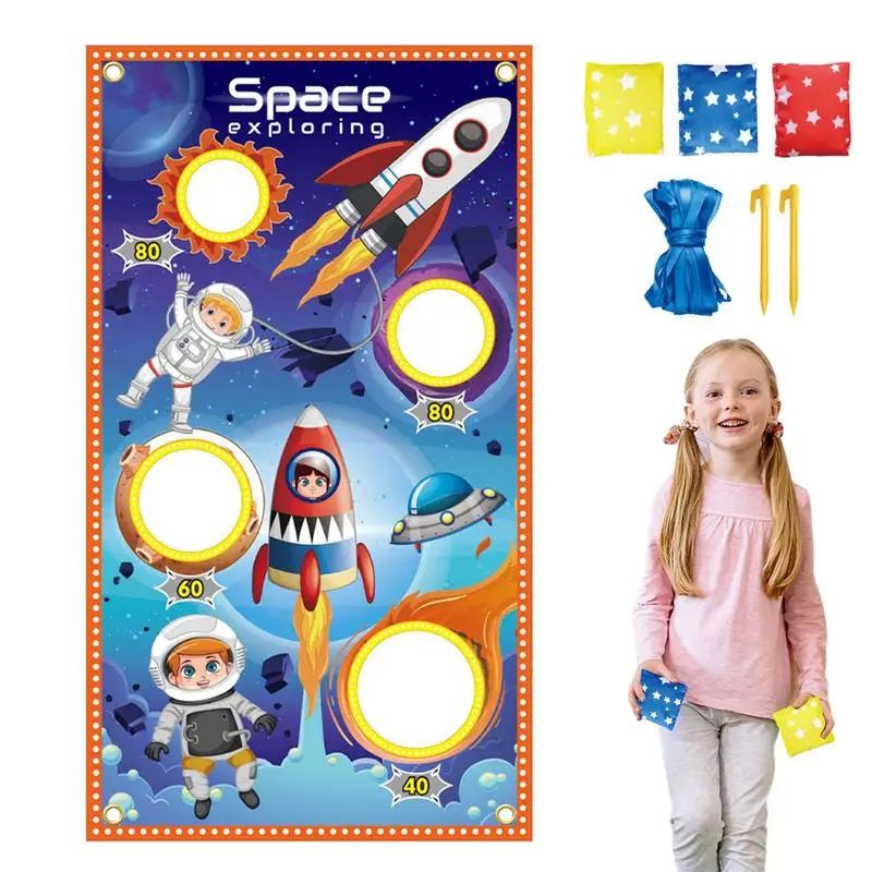 

Bean Bag Toss Games For Toddler Cornhole Bag Toss Game Set For Kids Portable Bean Bag Toy Portable Funny Kids Games For Boys