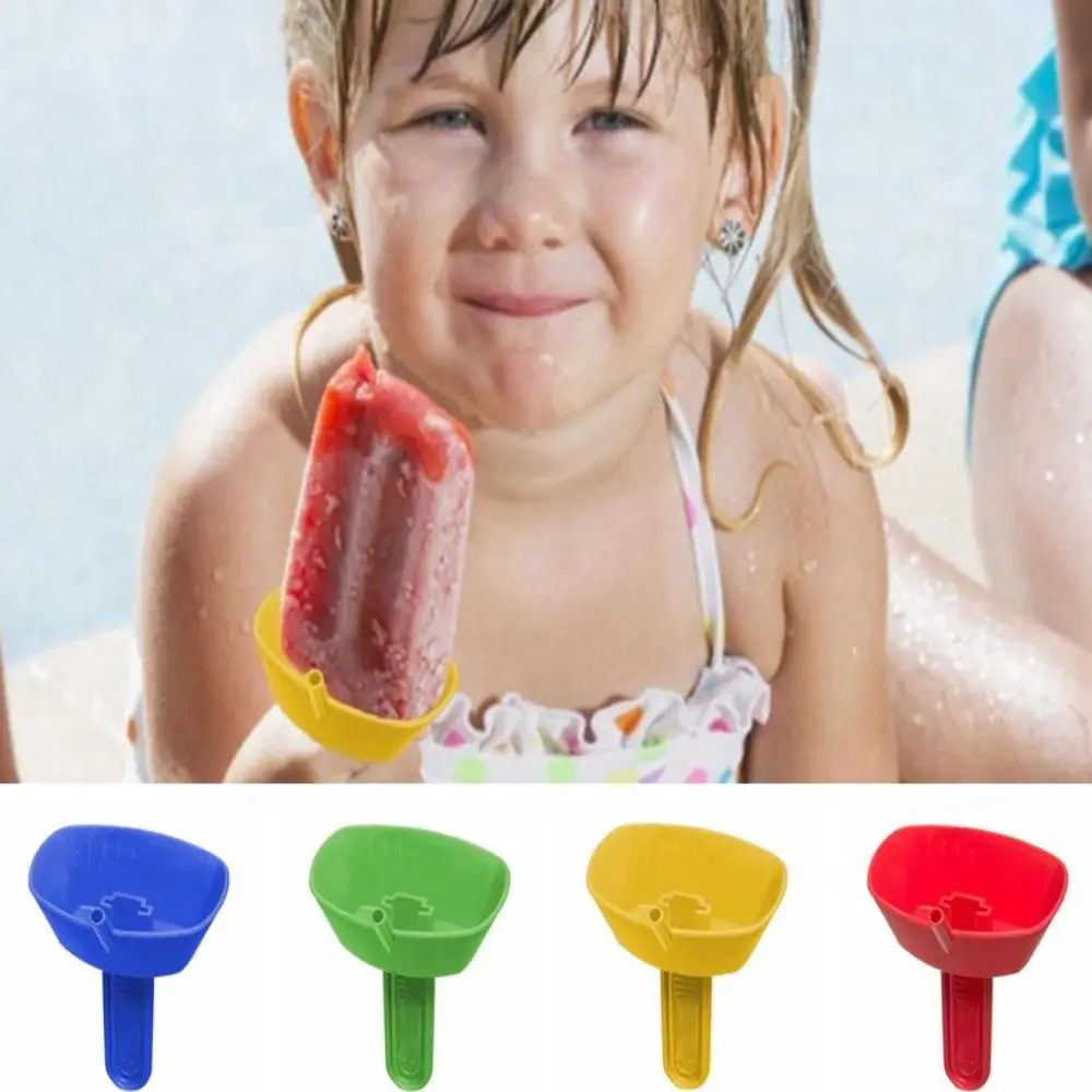 

Plastic Popsicle Rack Soild Color Spill Proof Ice Cream Sticks Drip-proof With Straw Ice Pop Rack