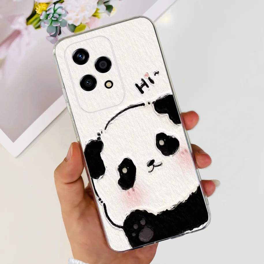 Floral Transparent Soft Silicone Phone Case - Protective Bumper