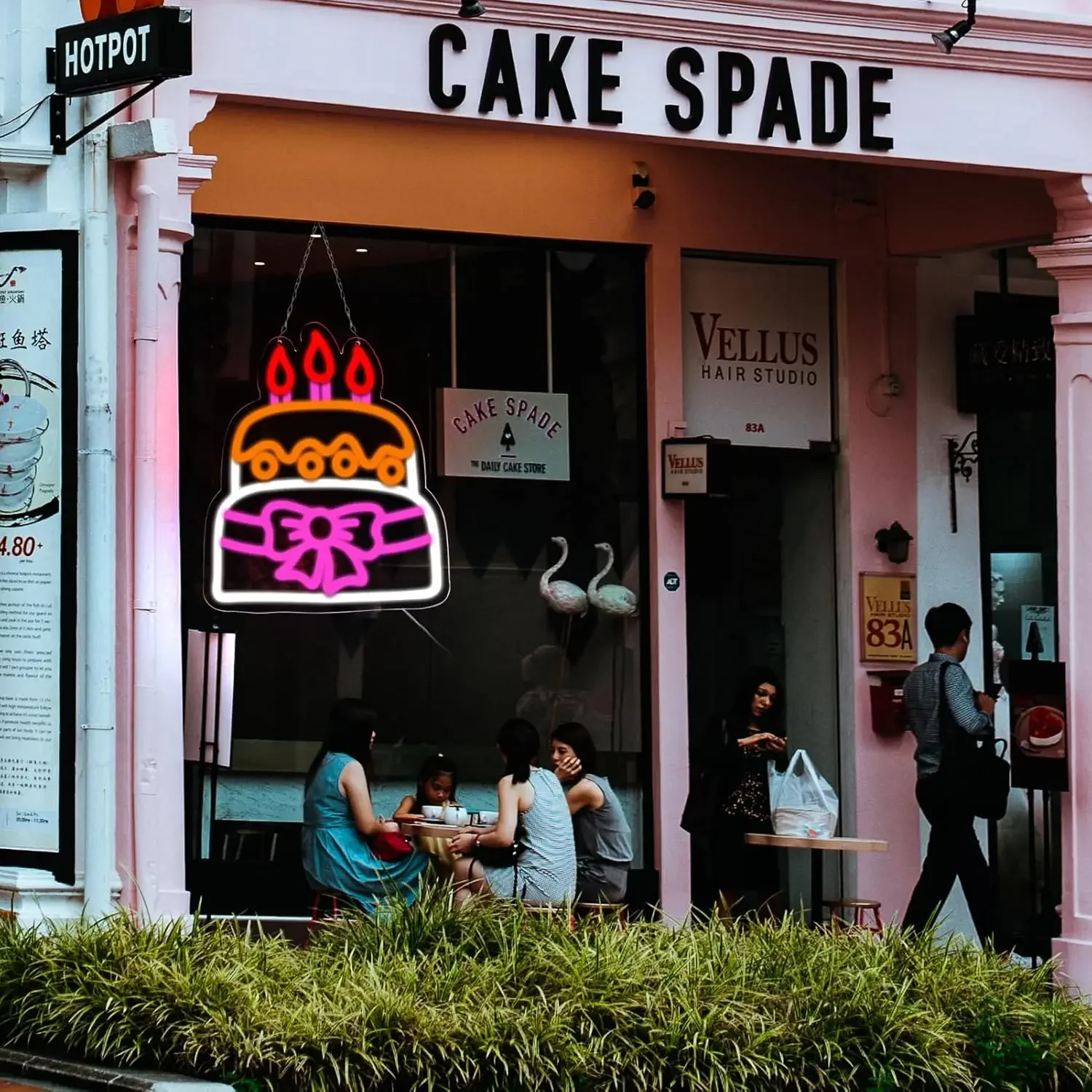 Colorful Cake Neon Light Sign 3 | Colorful Cake Neon Light Sign 3