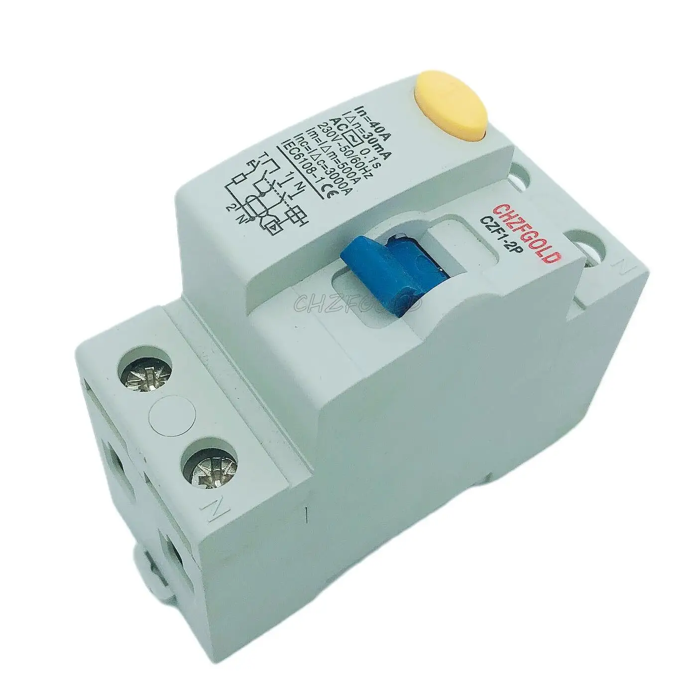 Corrente Residua Power Surge Protector Circuit Breaker 110V Interruttore Differenziale Czk6 5- 2P 16A 25A 32A 40A 63A 80A 100A