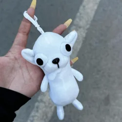 Kawaii Realistic Chihuahua Plush Dog Keychain Pendant (White)