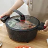 110V 220V 7L Micro Pressure Cooker Instant Heatint Electric Cooking Pot Household Non-stick Maifan stone Hotpot Boiler Steamer 4