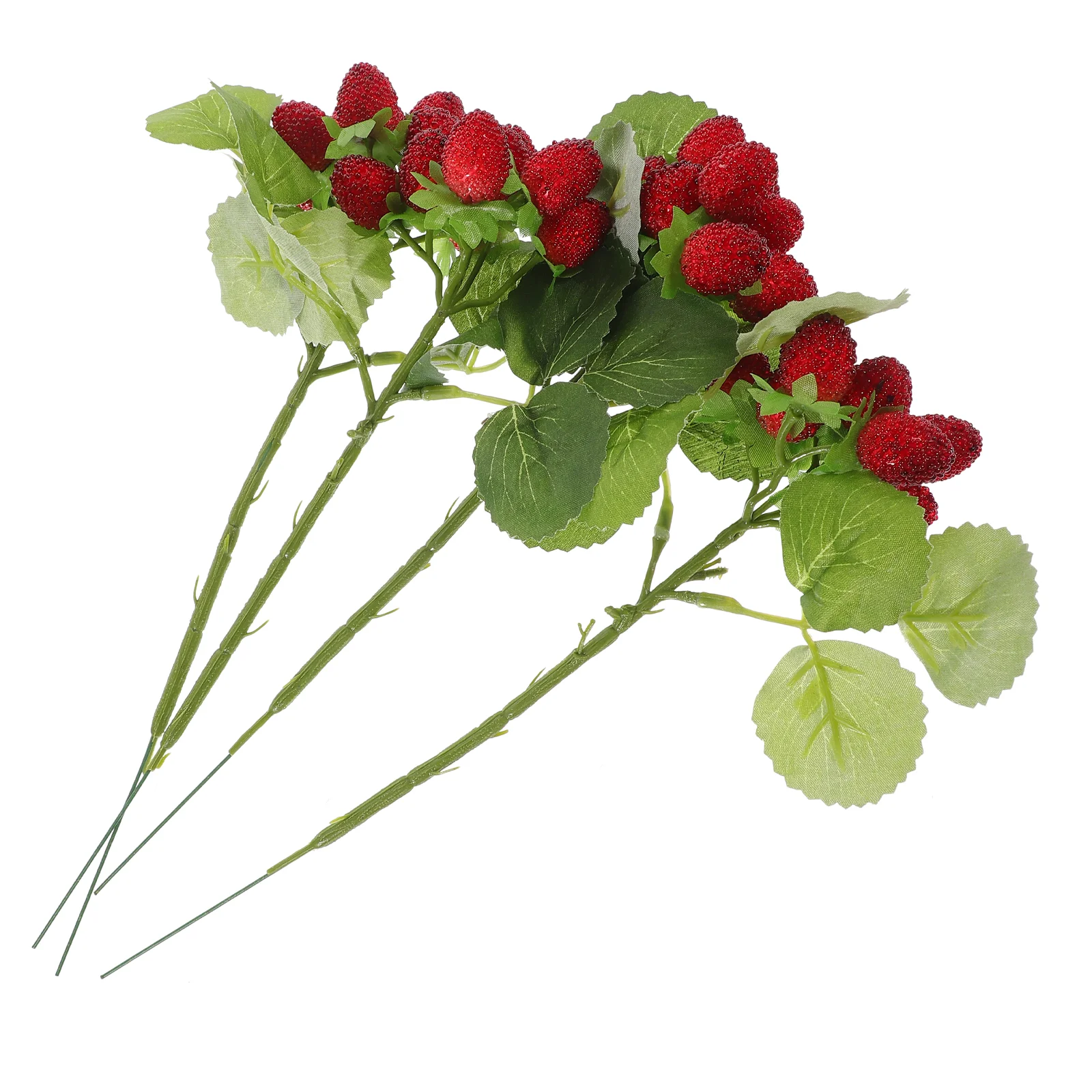 

Strawberry Tree Vase Simulated Bayberry Strawberries Party Table Waxberries Decor