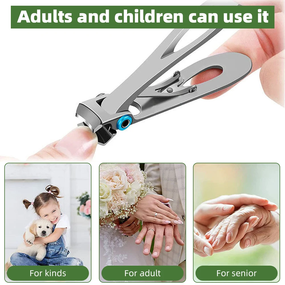 Professional Nail Clippers Stainless Steel Nail Cutter Toenail Fingernail Manicure Cutter Thick Ingrown Toenail Scissors tools toe nail clipper,nail clipper set,nail clipper,nail scissors set,nail clippers,manicure nail clipper set,nail clippers kit