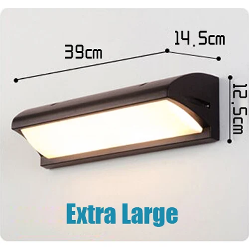 LED Outdoor Radar Motion Sensor Wall Light Waterproof IP65 18W 30W Extra Large Led Outdoor Lighting Outside Wall Lamp wall lamps for bedroom Wall Lamps