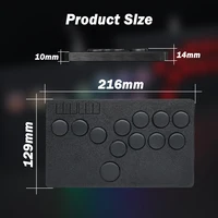 Flatbox Stickless Arcade Stick Controller For PC Pico Mini Style Hot SWAP Kailh Hitbox Fightstick For PS4/PS3/Switch - Image 6