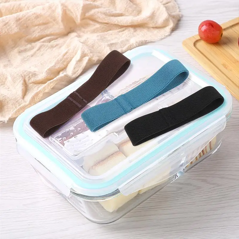Lunch Box Band Buckle Design Adjustable Bento Box Strap High Strength  Portable Fixing Band Soft Outdoor Elastic Band Daily Use - AliExpress