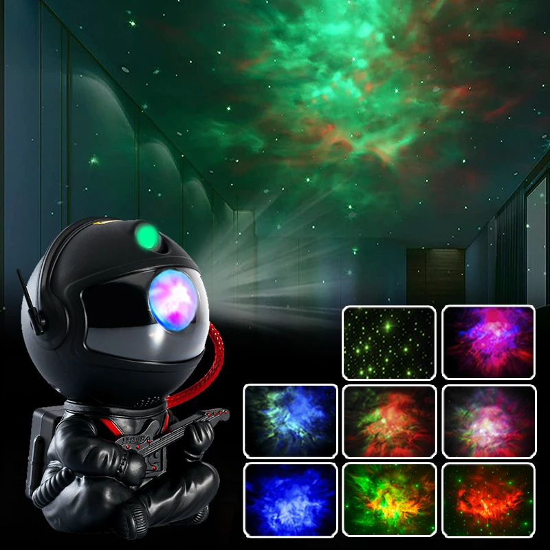 Space Astronaut Galaxy Nebula Colorful  Lighting Light  Projector Led Mini Light for Kids Home Night  Light Lamps Decoration dinosaur lamp