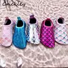 Mermaid Scale Girls Aqua Shoes Summer Bling Children Beach Swimming Shoes New Princess Anti Slip Soft Toddler Kids Slippers 1