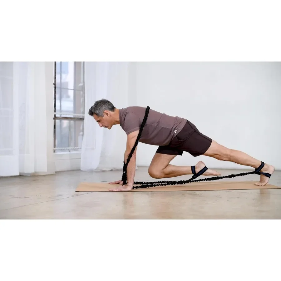 Fabric Covered Resistance Band Revolutionary Pilates Enhancement Tool for Strength, Flexibility and Precision