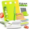 13Pcs Montessori Kitchen Tools Set Cookware Baking Toy Kids Safe Knifes With Cutting Board for Toddlers Real Cooking Accessories 1
