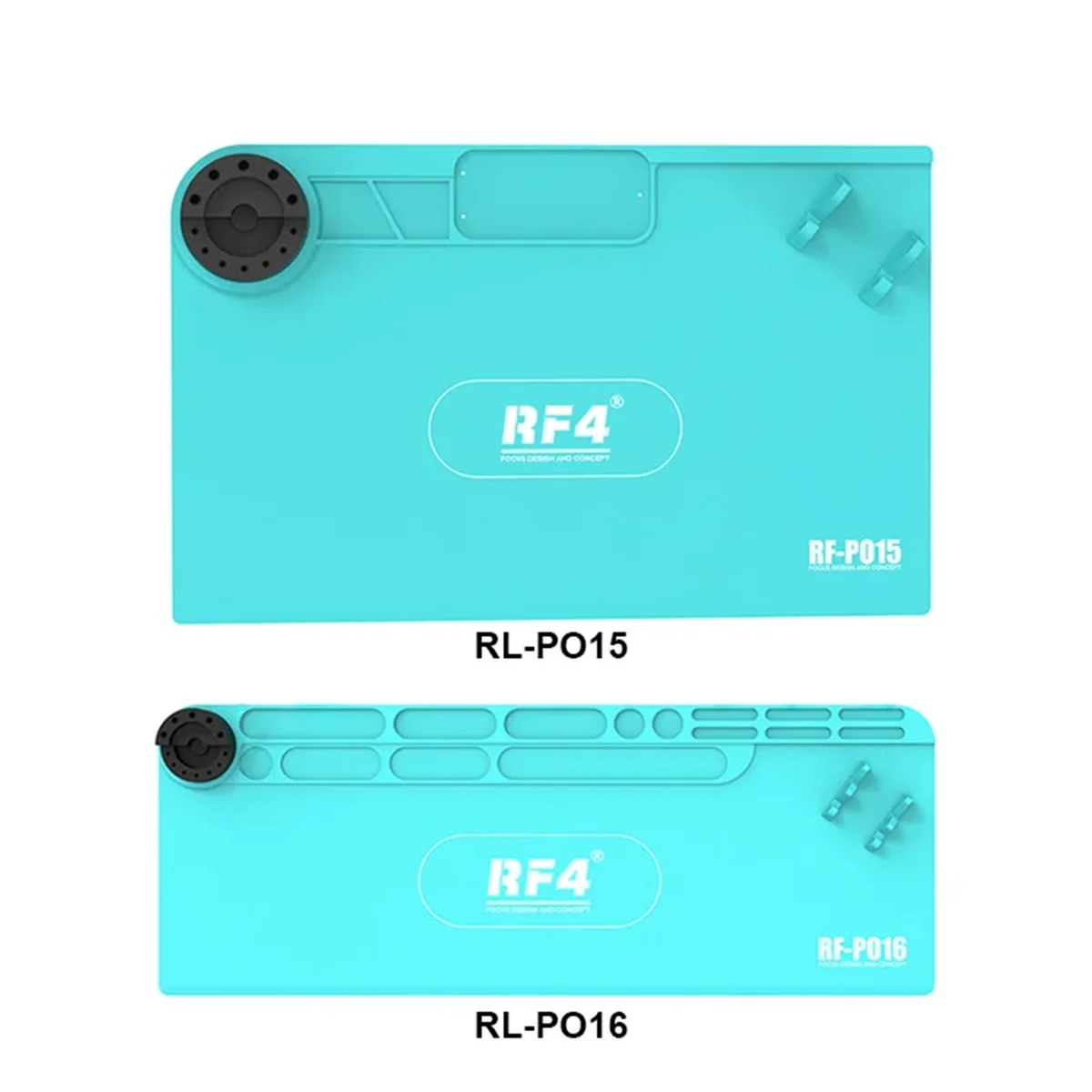 RF4 RF-PO15 RF-PO16 수리 패드, 실리콘 고온 내성, 휴대폰 전자 수리 실리콘 패드