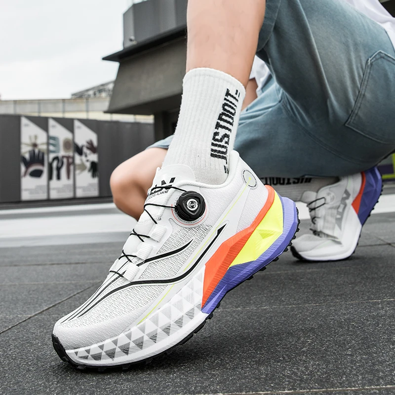2025 New Soft Soled Outdoor Casual Sports Shoes With Rotating Buckle Carbon Plate And Popcorn Outsole, Men'S Running Shoes 35-44 6