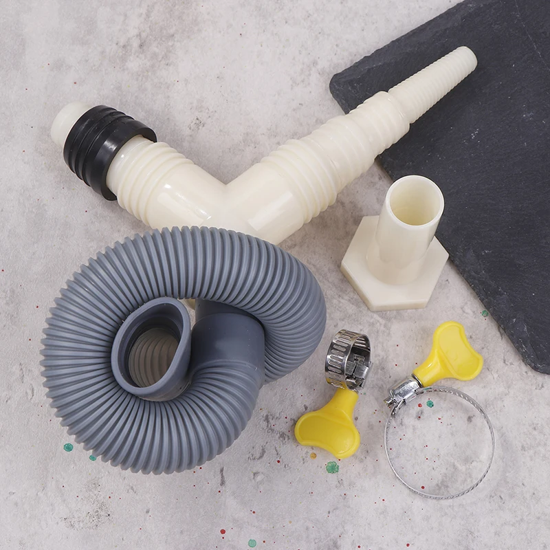 Drainage Tee Adapter Drainage Pipe Fitting For Washing Machine Dryer Drain Extended Hose washing machine drain pipe kit