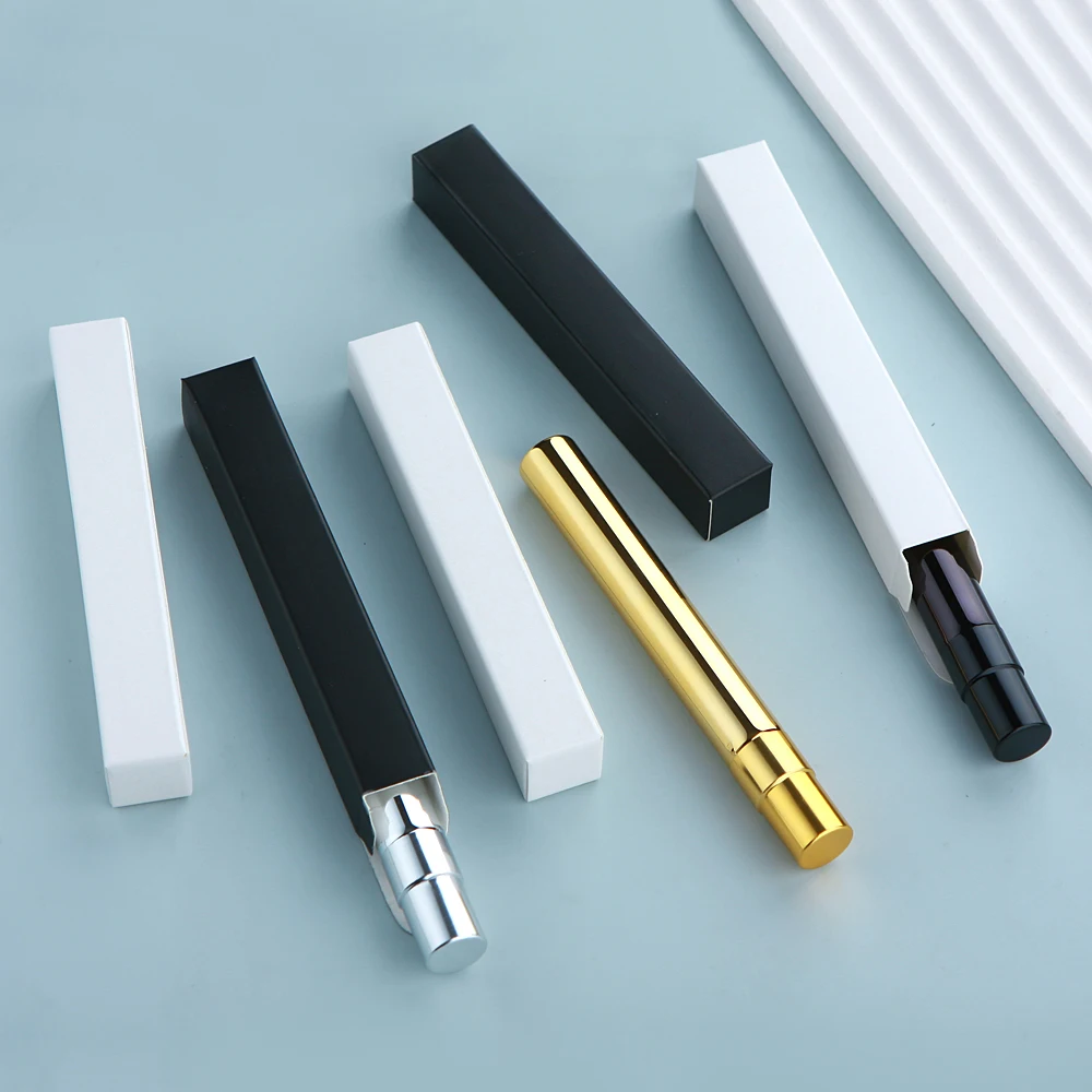 50pcs/Lot Electroplated Glass Perfume Bottles with Square Package Box, Refillable Atomi... - SKU EGPB1547 - UGI Packaging