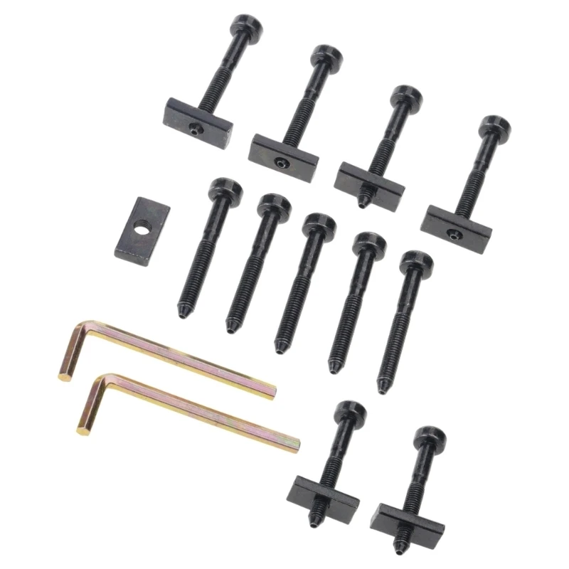 마운트 나사 부식 방지 금속 나사 세트(의자용 드라이버 포함)