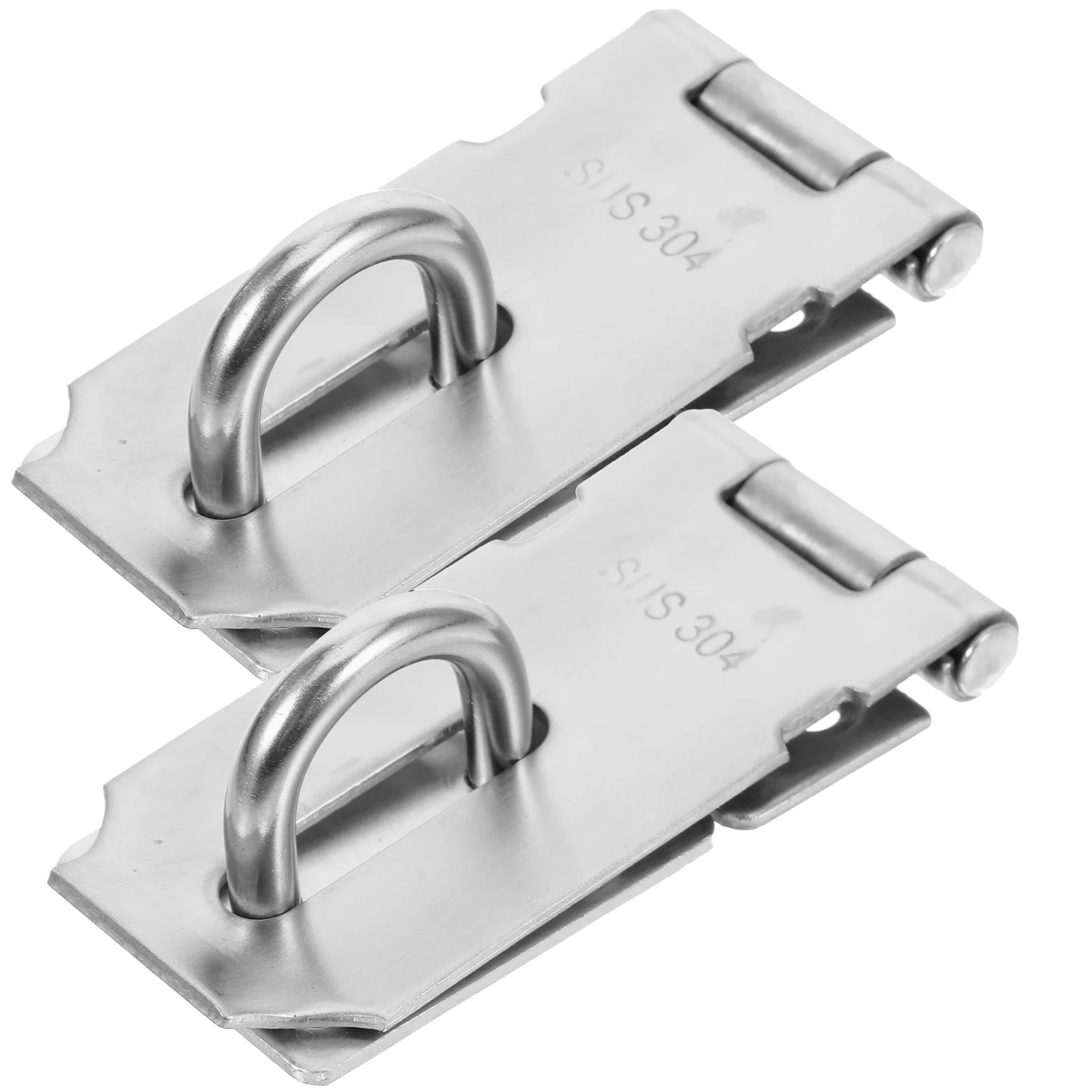 

2pcs Door Locks Hasp Latches Safety Clasp Hasp Thicken Gate Lock Hasp Stainless Steel Hasp