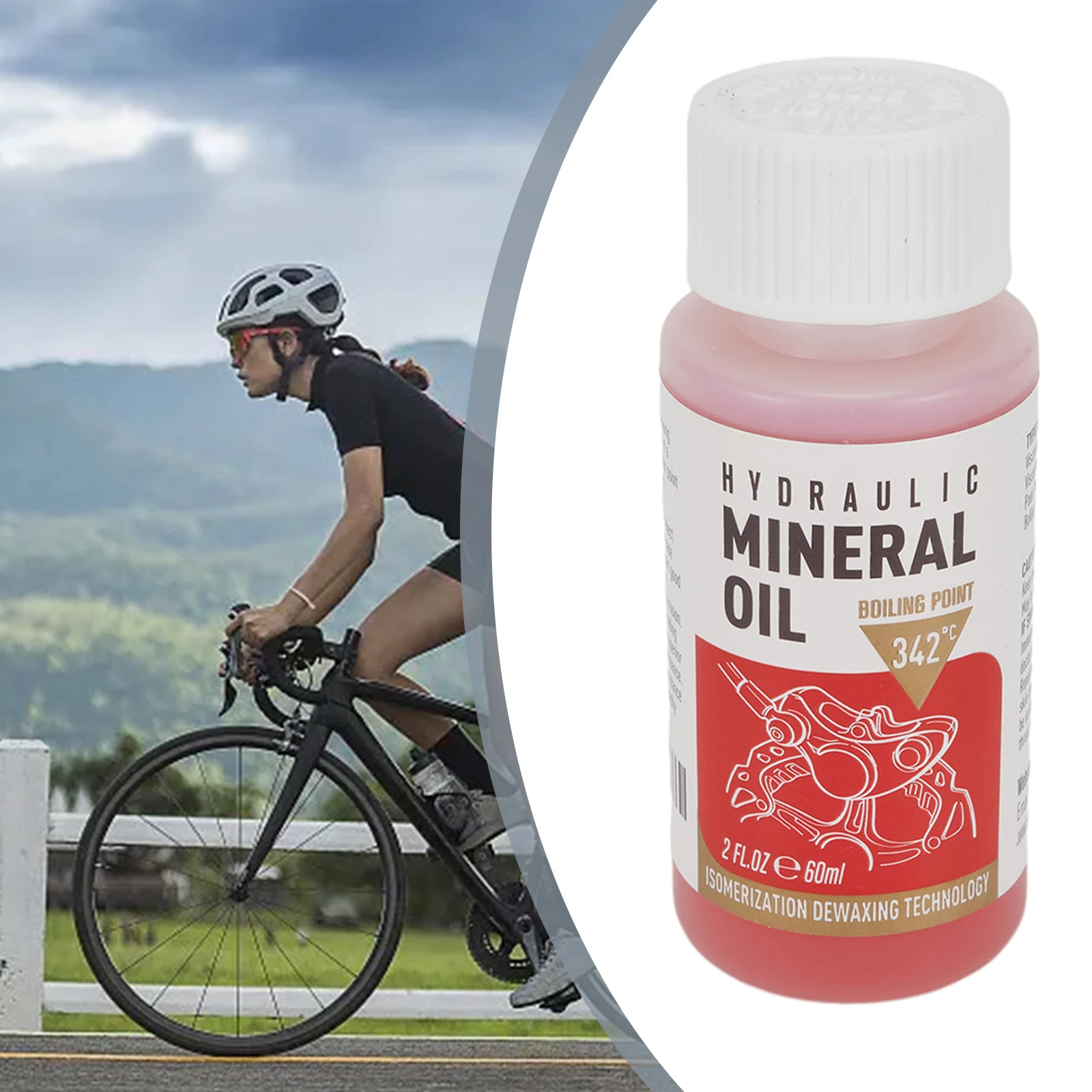 

EZMTB Bicycle Brake Fluid 60ml Bike Mineral Oil DOT Hydraulic Brake Fluid For SH Tk NUTT Braking System