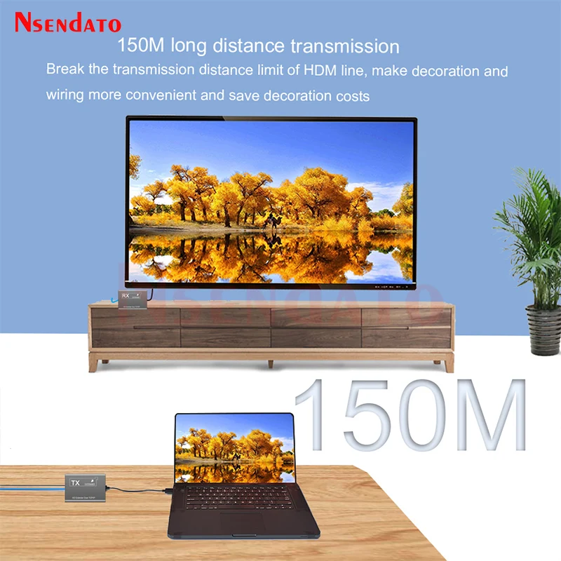 250m HDMI Extender over TCP IP 1080P HDMI IR Extender over Cat5e/6 HD video Transmitter Receiver LAN Extensor Extender