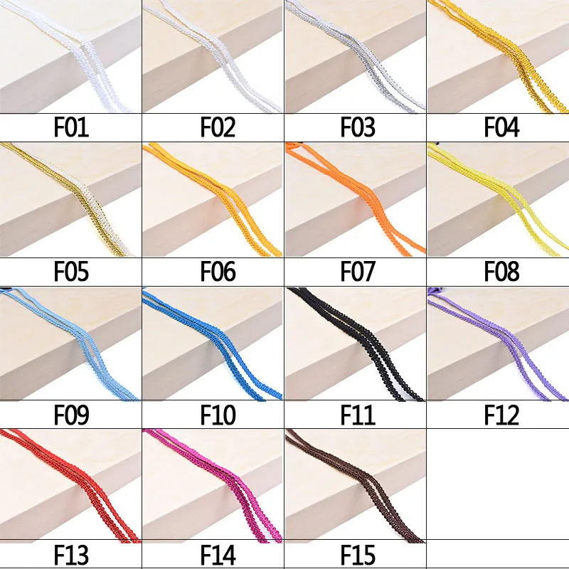 10 Meter Spitzenband Gold Silber Tausendfüßler-Spitze DIY Handwerk Nähzubehör Hochzeitsdekoration Stoff Gebogene Spitze – Detail 4