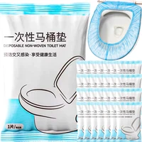 Disposable Non-woven Toilet Seat Cover Maternity Safety Waterproof Toilet Paper Pad Travel Portable Hospital Bathroom Pad Covers 1