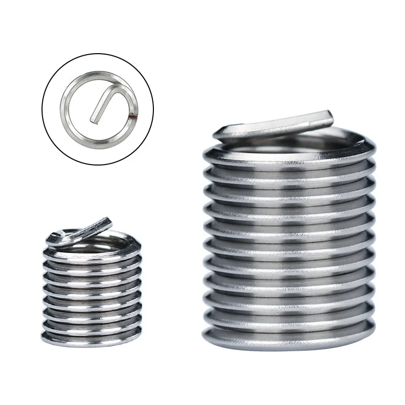 Thread Repair Tool 10 20pcs thread repair plug-in kit M3-M14 1.5D-2.0D stainless steel for repairing damaged threads