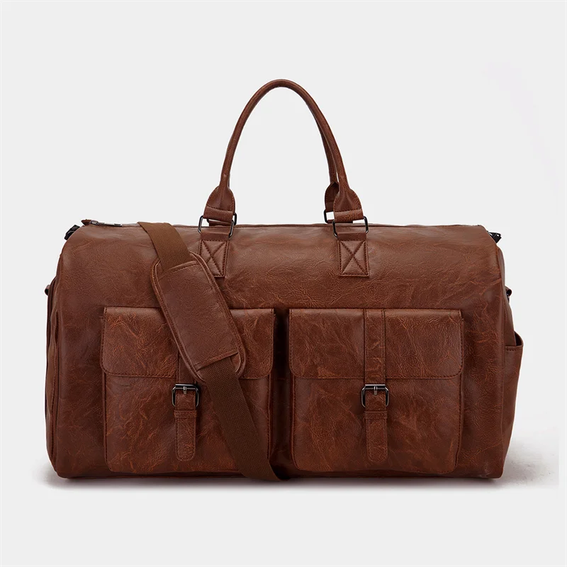 XMESSUN Neue, trendige Faltbare Anzugtasche, modisches Designerstück für Damen und Herren, großes Fassungsvermögen, Handgepäck für Fitness und Reisen_voghion.com
