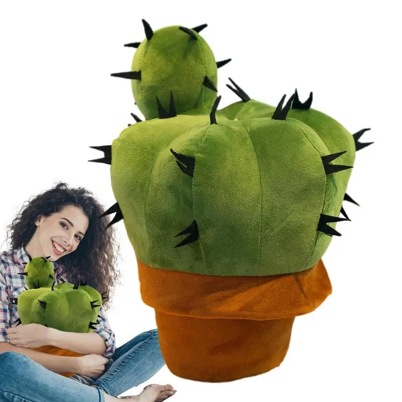 

Cactus Pillow Soft Plush Cactus Shaped Cushion Toy Cactus Throw Pillow Lightweight Travel Pillows Headrest Cactus Plant