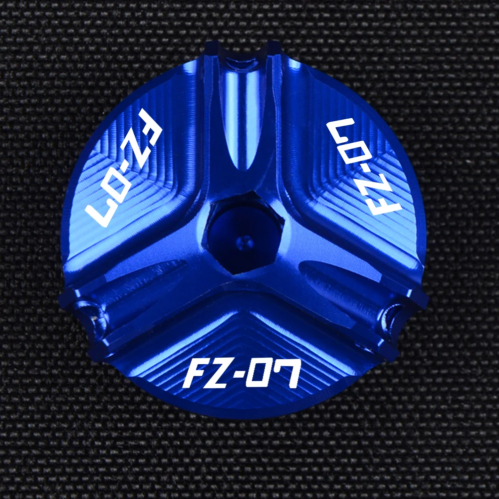 

For YAMAHA FZ07 2021 2022 MT-07 FZ-07 FZ 07 2014-2017 2018 2019 2020 2021 CNC Motorcycle Engine Oil Filler Cup Plug Cover Screw