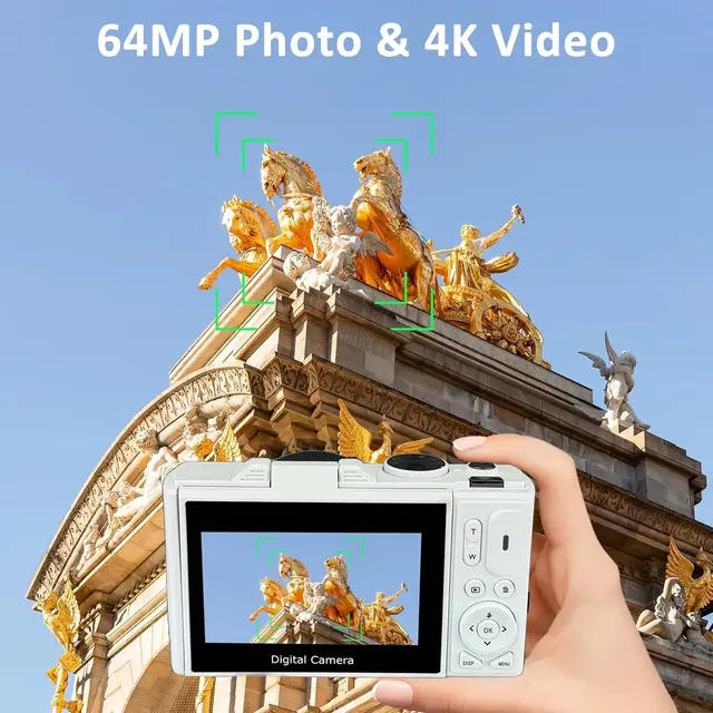 FHD 1080P Canada: Digital Camera 4K 64MP For Photography Auto