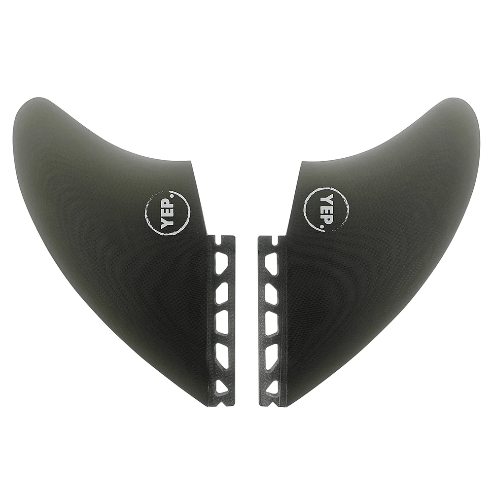 UPSURF FUTURE Keel Twin Fins Set Fiberglass Surfboard Twin Fin For Shortboard,Fish Board Fins Single Tab Keel(2 Fin)