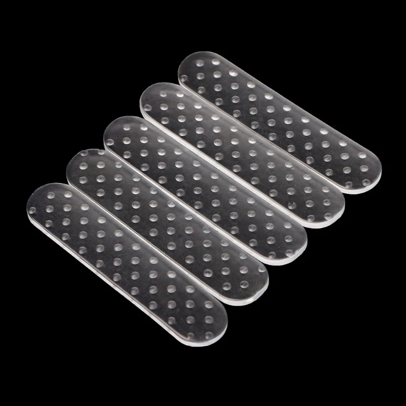 Adhesive tape 367A 20Pcs Hanger Strips Non Slip Adhesive Tape Transparent Closet Accessories