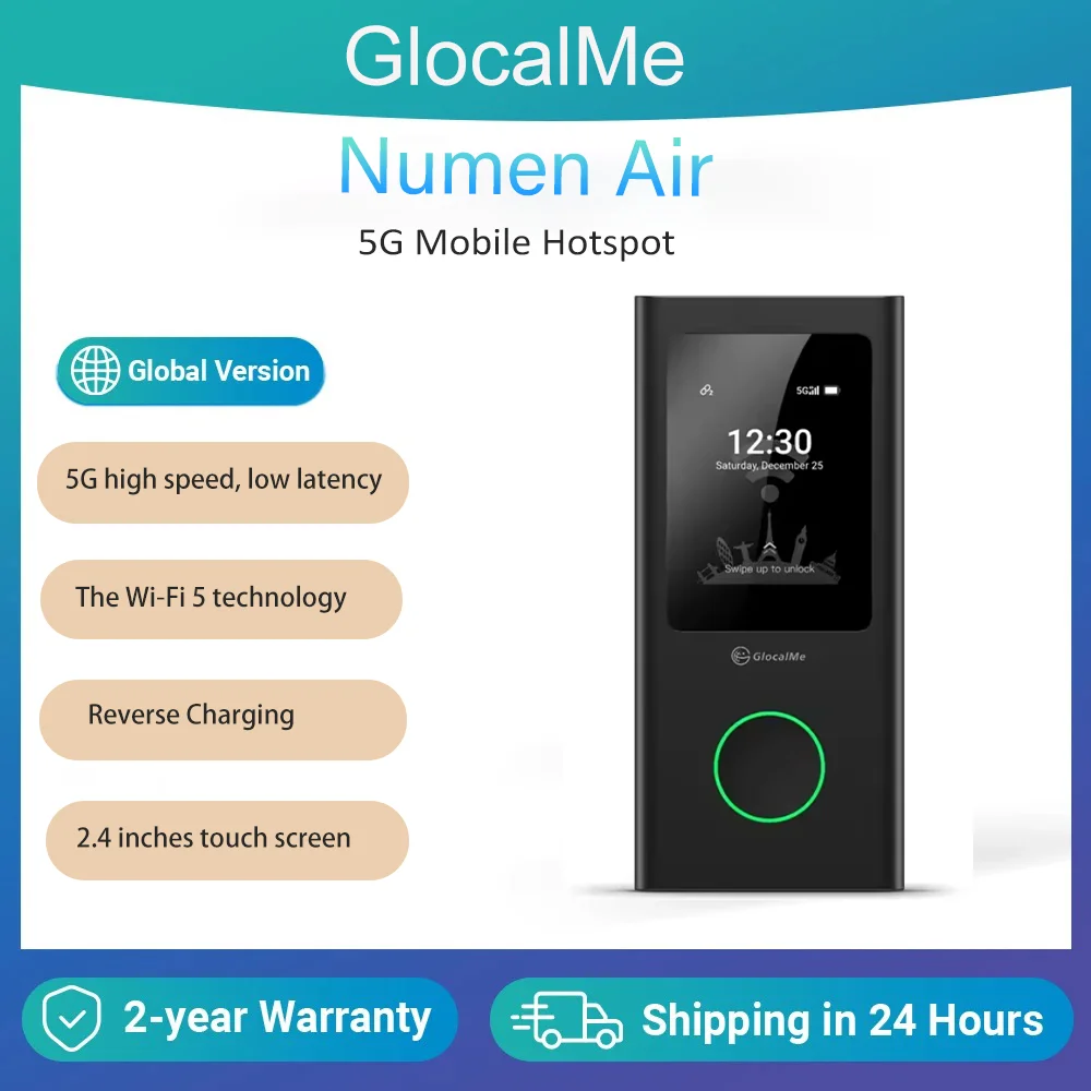GlocalMe U50 Numen Air 5G Global cloudsim Router High Speed
