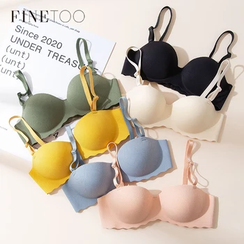 Women's Small Chest Underwear Seamless Push Up Bras Wireless Bralette Detachable Straps Breathable Brassiere Backless Lingerie 1