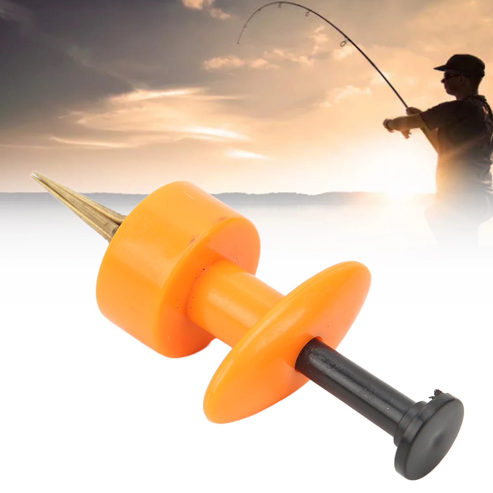 Fishing Baits Clip Fishing Baits Clip Portable 4 Claws Bloodworm Earthworm Clip with Rubber Band Fishing Tackle Accessory