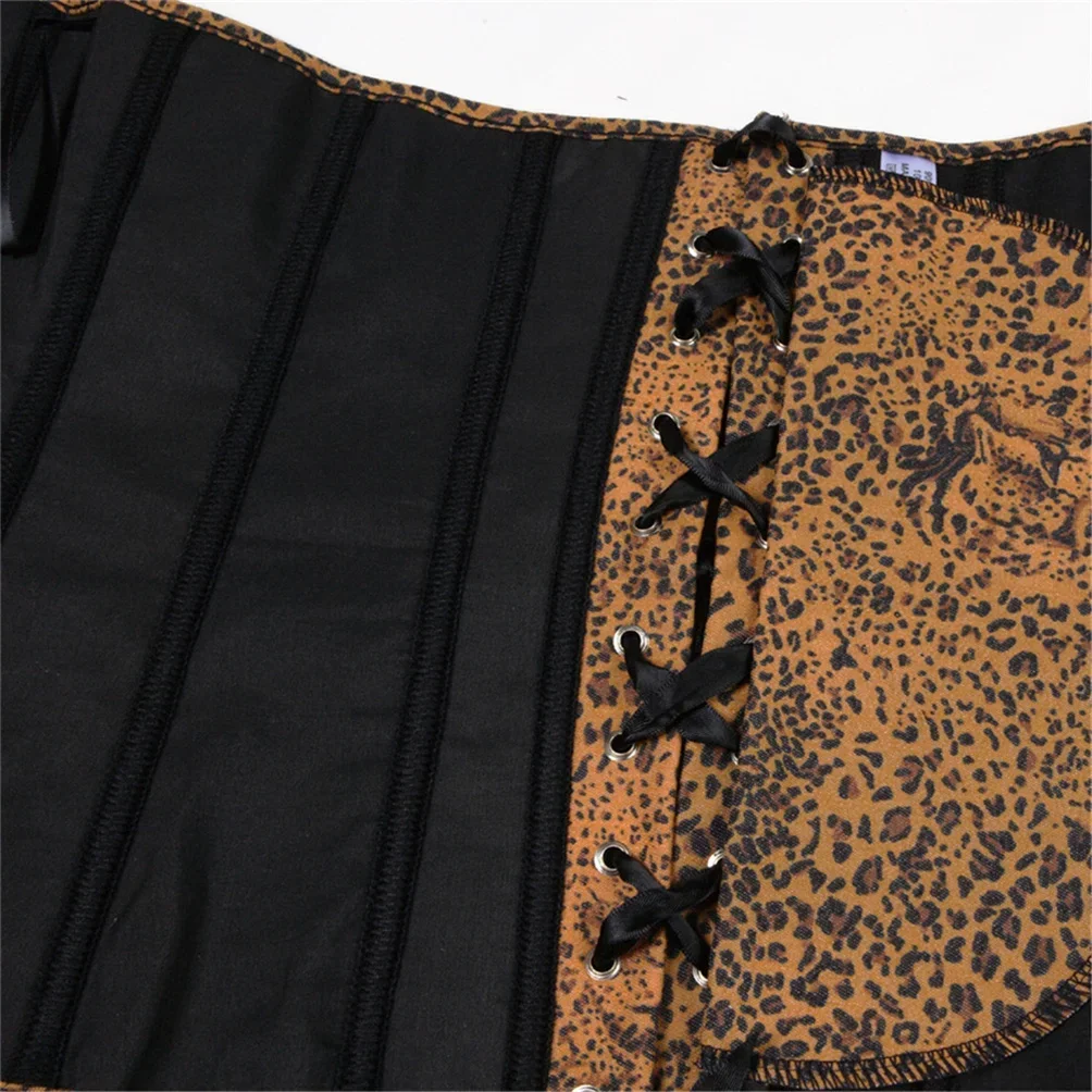 Corsets for Women Steampunk Gothic Corset Leopard Korsett Burlesque Bustiers Exotic Corsage Party Night Costumes Plus Size