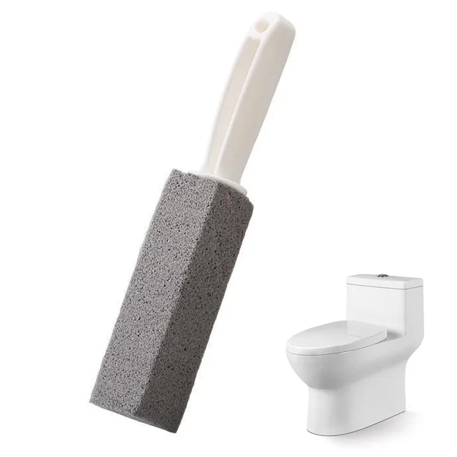 4 db Konyhai Pumice Kő Fogantyú Függő Szürke Fürdőszoba Tisztítószerszám Gyakorlati Műanyag Wc Kefe Eltávolító Csempe Foltok - Image 4