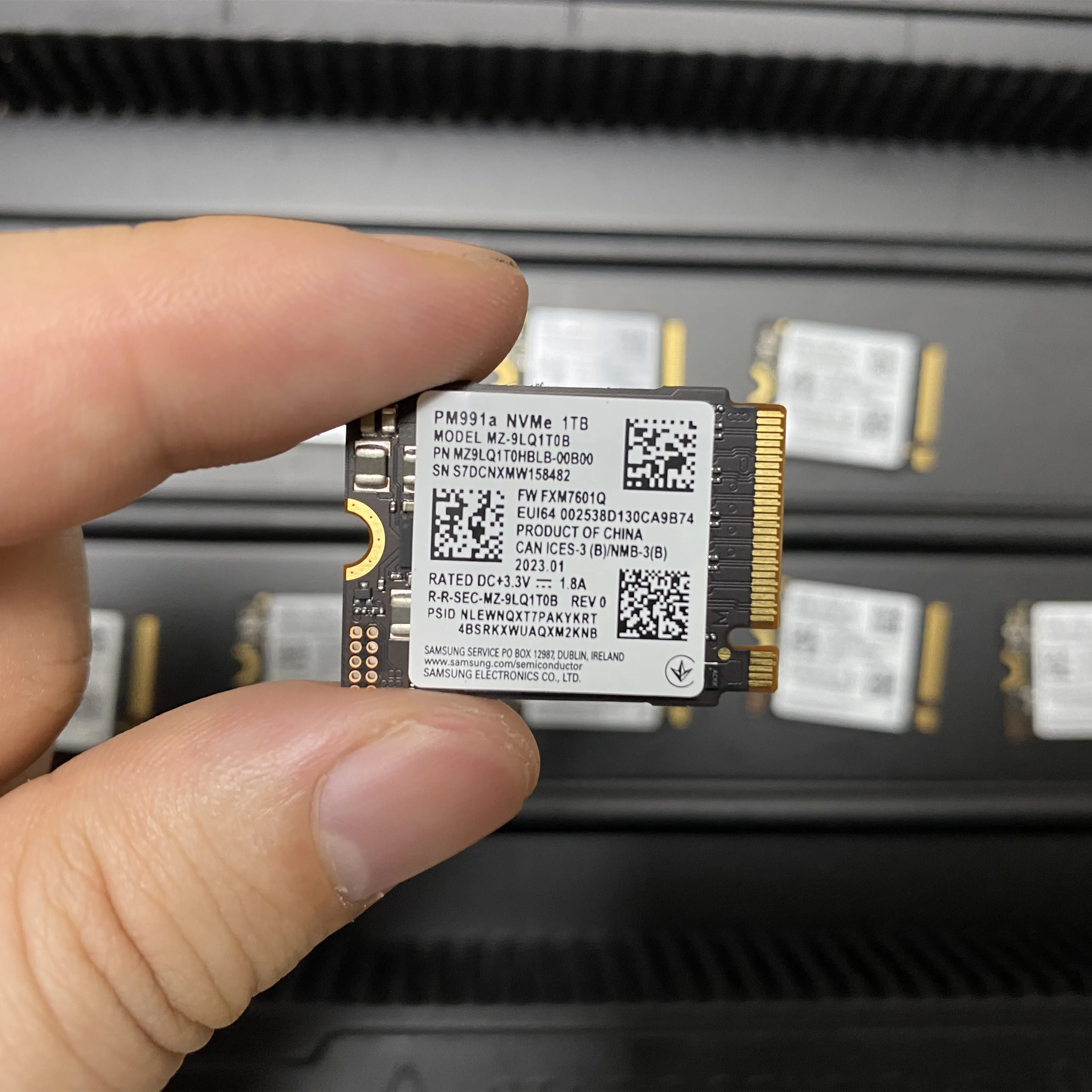 Samsung Ssd M.2 2230 Unità A Stato Solido Interna Pm991A 1Tb Pcie 3.0X4 Nvme Ssd Per Microsoft Surface Pro 7 + Steam Deck