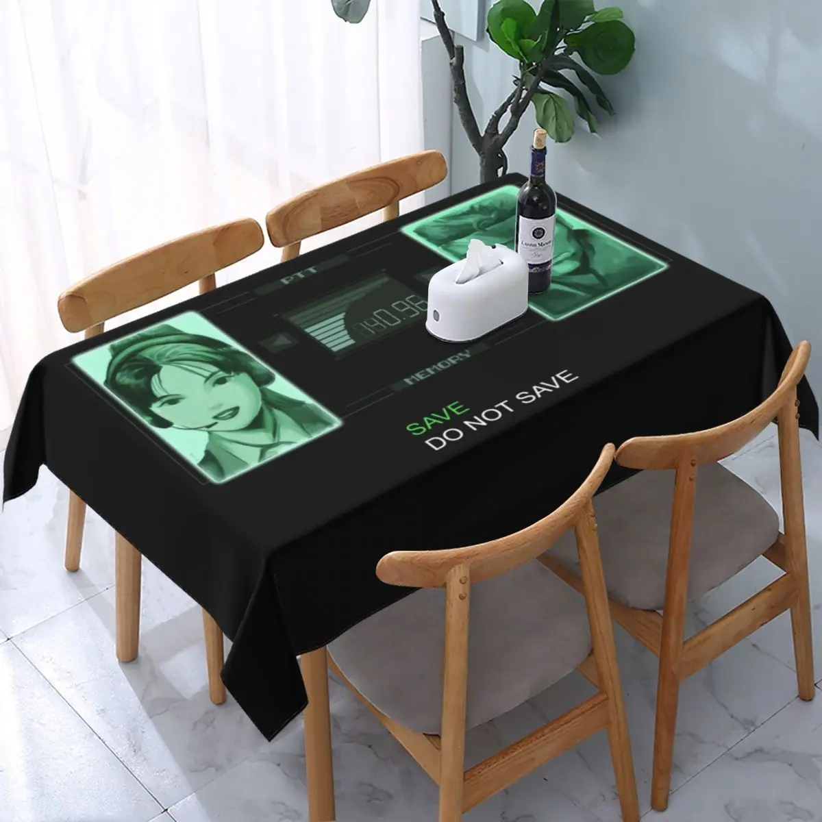 

Rectangular Tablecloth Tablecloth Fit 45"-50" Elastic Edge Table Cloth Video Game Lover Table Covers